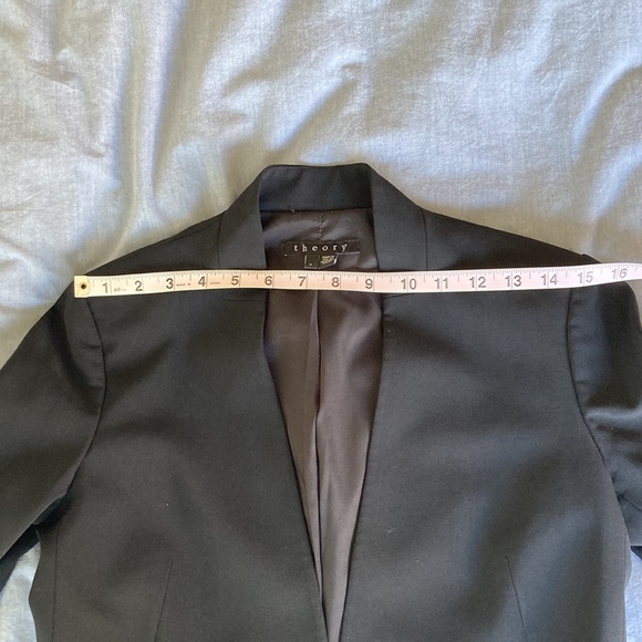 **SOLD** Theory black blazer - Picture 7 of 12